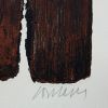 Pierre Soulages, "Eau-forte XI", etching in colors on paper, signed, numbered and framed, of 1957 - Detail D2 thumbnail