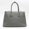 Prada  City Calf handbag  in grey leather saffiano - Detail D7 thumbnail
