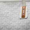 Sac cabas Goyard  Marquise en toile Goyardine blanche et cuir blanc - Detail D1 thumbnail