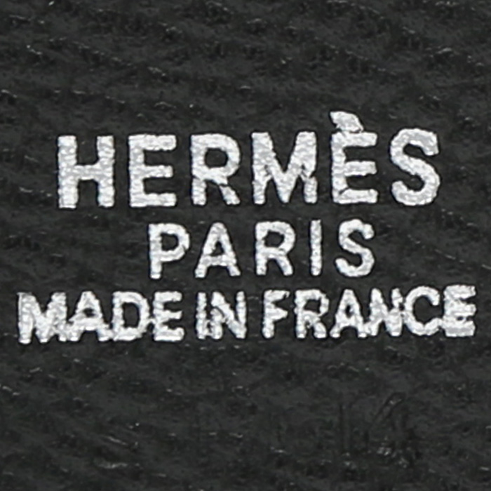 Borsa Hermès Farming in pelle Epsom nera - Detail D3