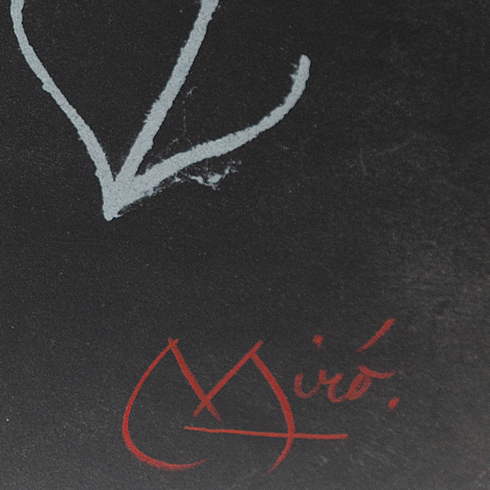 Joan Miró, "Le lézard aux plumes d'or", lithograph in colors on japan paper, signed and numbered, of 1971 - Detail D2