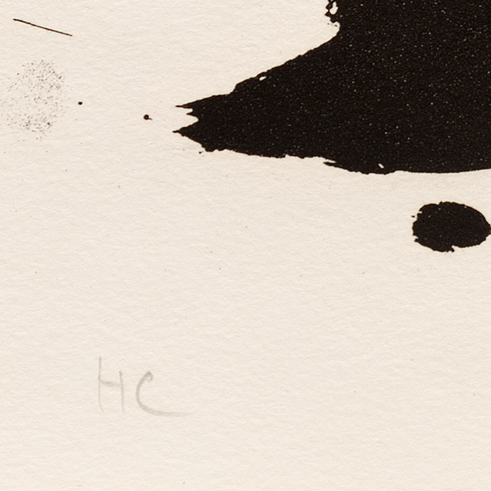 Joan Miró, "Pour Paul Éluard", etching and aquatint in colors on paper, signed and annotated HC, of 1973 - Detail D3
