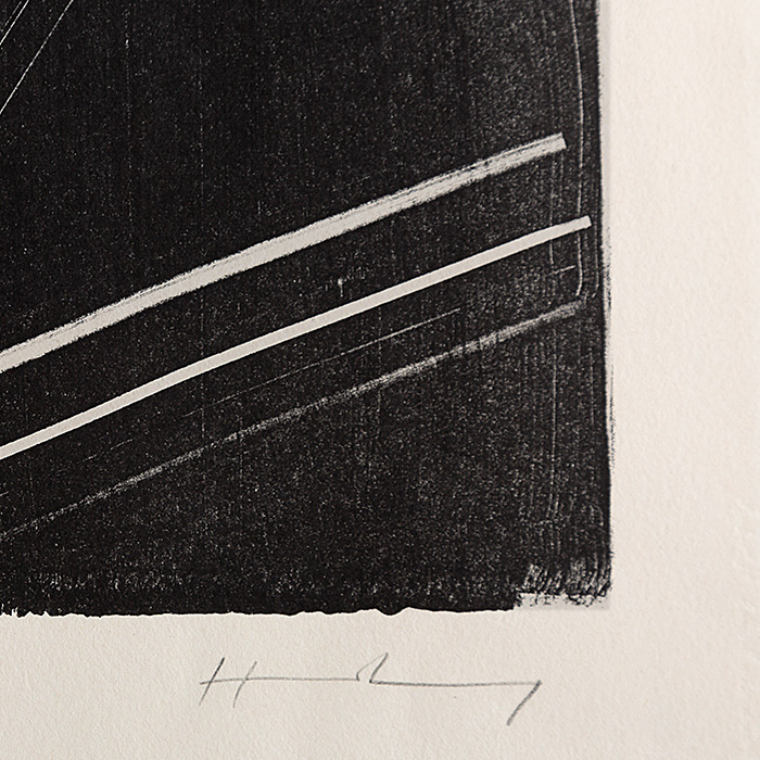 Hans Hartung, "L 1966-19", lithograph on paper, signed and annotated EA, of 1966 - Detail D2