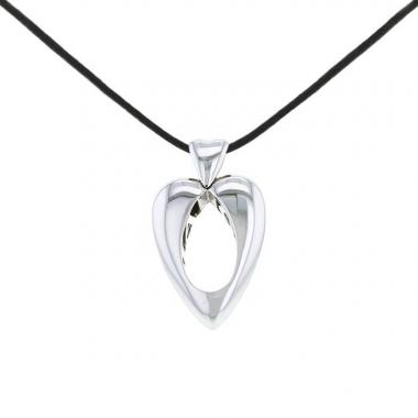 Pendentif Piaget Coeur en or blanc