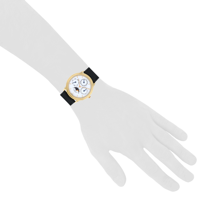 Montre Audemars Piguet Quantieme Perpetual Calendar en or jaune Ref: Audemars Piguet - 25657BA  Vers 1988 - Detail D1