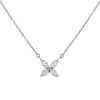Tiffany & Co Victoria necklace in platinium and diamonds (0,81 carat) - 00pp thumbnail