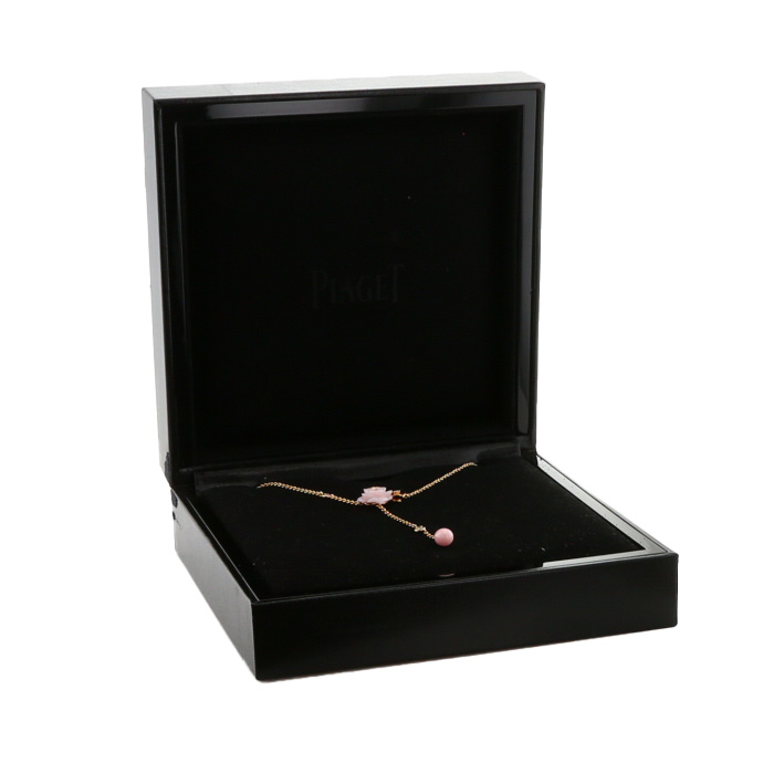 Piaget  necklace in yellow gold, opal and diamonds - Detail D2