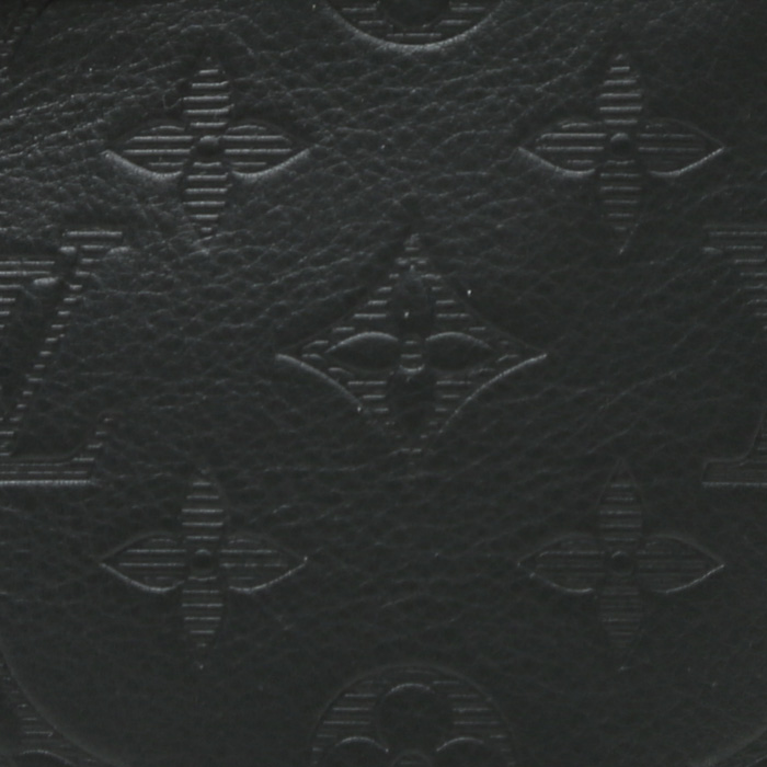 Louis Vuitton Danube shoulder bag in black empreinte monogram leather - Detail D1