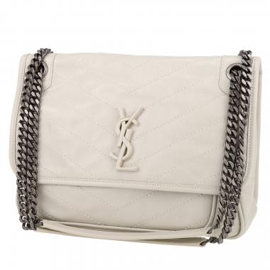 SAINT LAURENT Handbag 487213 BRM04 Carrege 2WAY leather gray Women Use –  JP-BRANDS.com