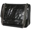 Saint Laurent  Niki medium model  shoulder bag  in black leather - 00pp thumbnail