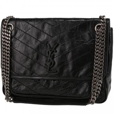 Yves Saint Laurent Vintage - Kate Leather Crossbody Bag - Black
