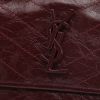 Saint Laurent  Niki medium model  shoulder bag  in burgundy leather - Detail D1 thumbnail