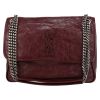 Saint Laurent  Niki medium model  shoulder bag  in burgundy leather - Detail D2 thumbnail