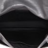 Saint Laurent  Niki medium model  shoulder bag  in grey chevron quilted leather - Detail D8 thumbnail