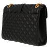 Saint Laurent  Enveloppe medium model  shoulder bag  in black quilted leather - Detail D5 thumbnail