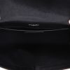 Saint Laurent  Enveloppe medium model  shoulder bag  in black quilted grained leather - Detail D8 thumbnail