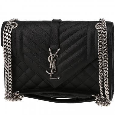 Ysl bolso negro online acolchado