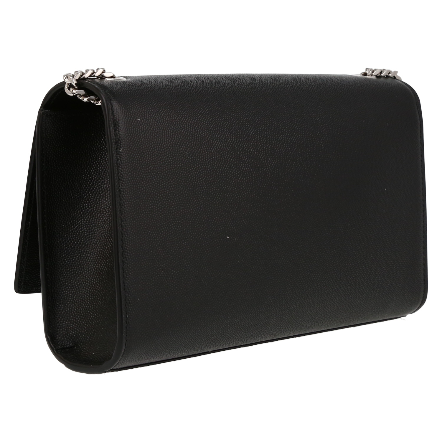 Saint Laurent  Kate shoulder bag  in black grained leather - Detail D6