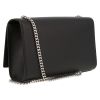 Saint Laurent  Kate medium model  shoulder bag  in black grained leather - Detail D6 thumbnail