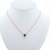 Pomellato Nudo small model necklace in pink gold, white gold and topaz - 360 thumbnail