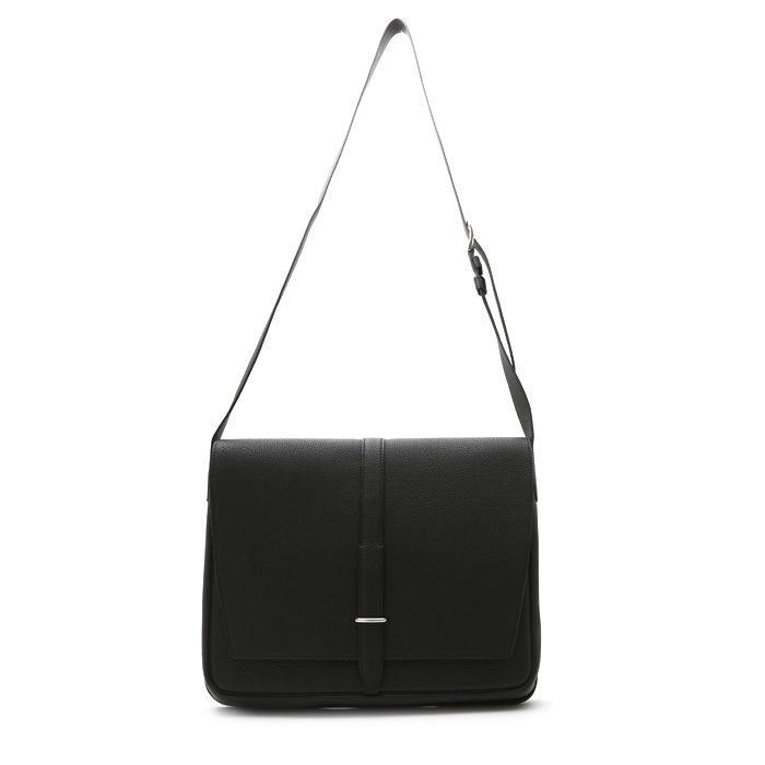 Hermès Steve Light briefcase in black togo leather - Detail D2
