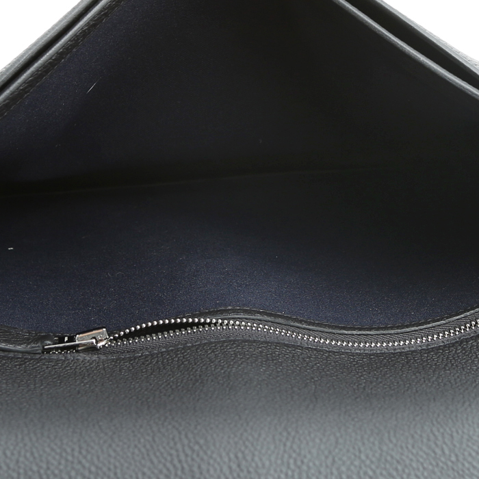 Hermès Steve Light briefcase in black togo leather - Detail D3
