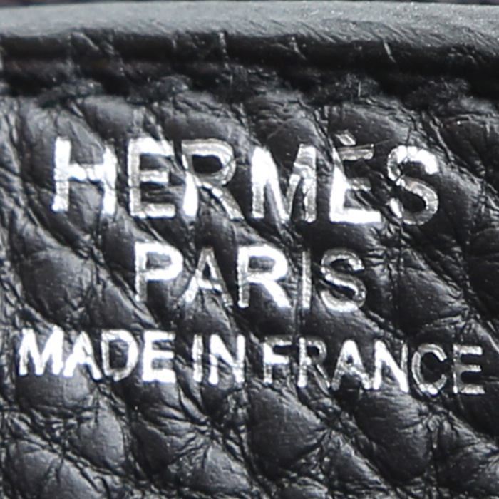 Hermès Steve Light briefcase in black togo leather - Detail D4