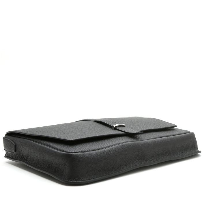 Hermès Steve Light briefcase in black togo leather - Detail D5