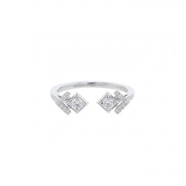 Sortija Messika My Soul de oro blanco y diamantes