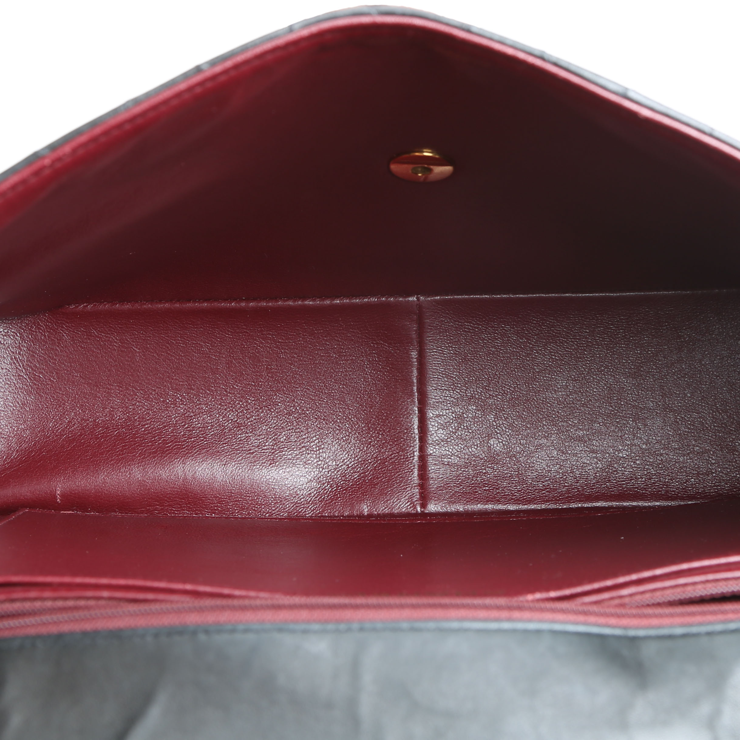 Sac bandoulière Chanel  Timeless Jumbo en cuir matelassé noir - Detail D3