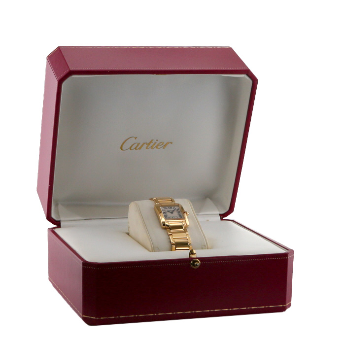 Orologio Cartier Tank Française in oro giallo Ref: Cartier - 1820  Circa 2006 - Detail D2