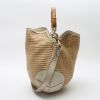 Gucci  Bamboo handbag  raphia  and beige leather - Detail D5 thumbnail
