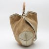 Gucci  Bamboo handbag  raphia  and beige leather - Detail D6 thumbnail