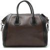 Givenchy  Antigona medium model  handbag  in brown and black leather - Detail D8 thumbnail