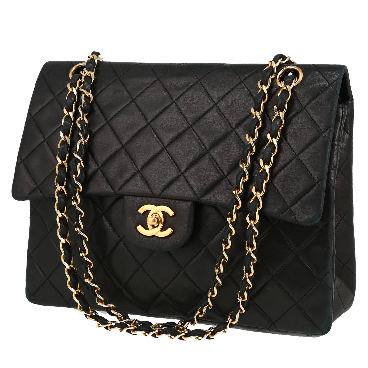 Timeless Handbag In Black Quilted Leather