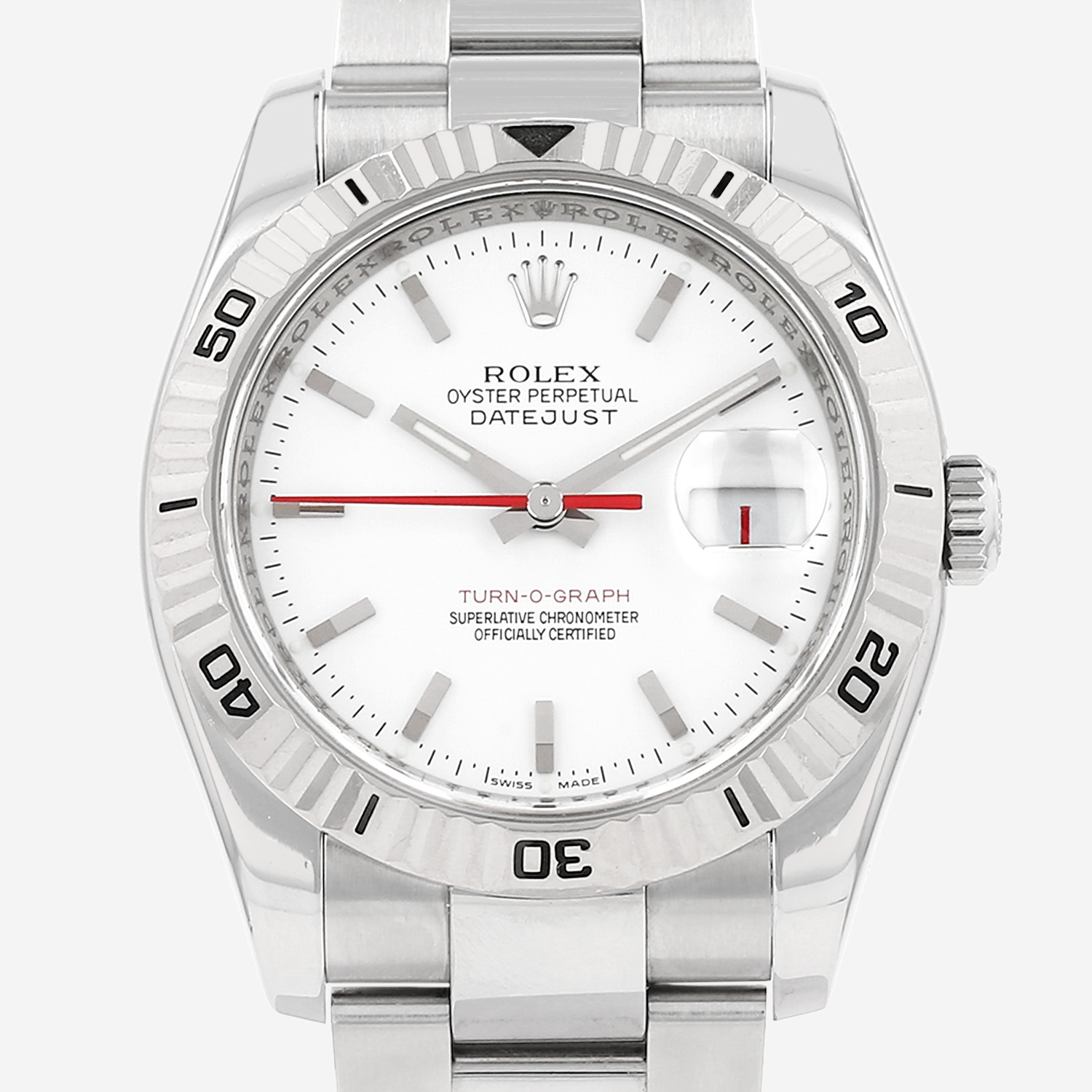 Rolex Datejust Turn O Graph in gold and stainless steel Ref: Rolex - 116264 Circa 2004