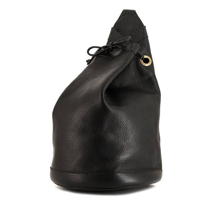 Hermès Matelot Travel Bag in Black Fjord Leather
