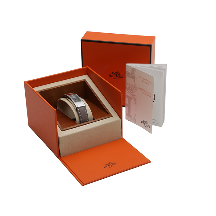 Hermès Kelly 2  in stainless steel Ref: Hermes - KT1.210  Circa 2000