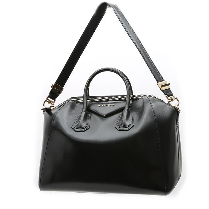 Borsa Givenchy  Antigona modello medio  in pelle nera - Detail D8