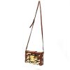 Borsa a tracolla Louis Vuitton  Petite Malle in pelle beige marrone e nera e pelle marrone - Detail D8 thumbnail