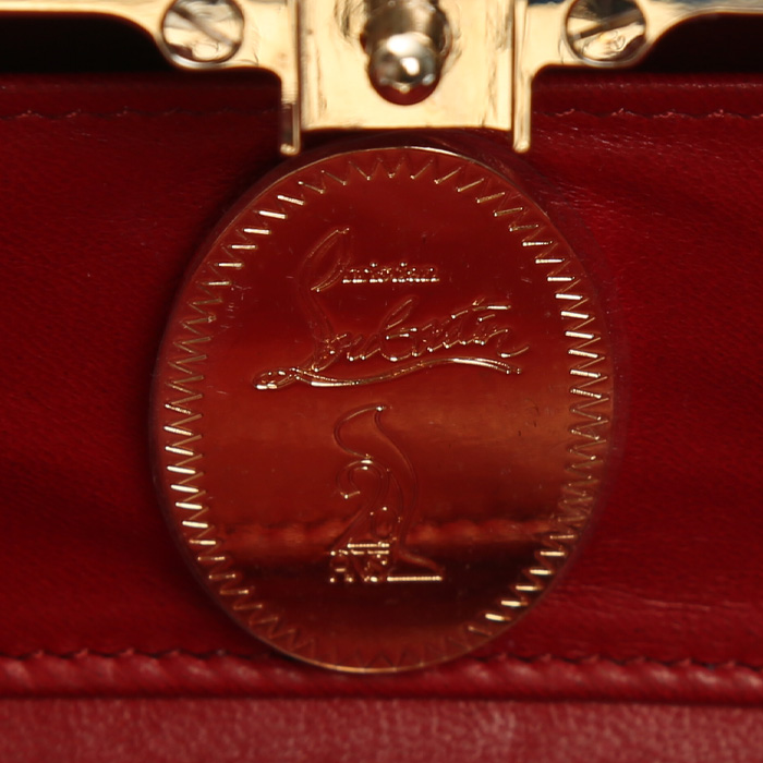 Minaudière Christian Louboutin  Edition limitée en plexiglas bicolore bleu et blanc - Detail D4