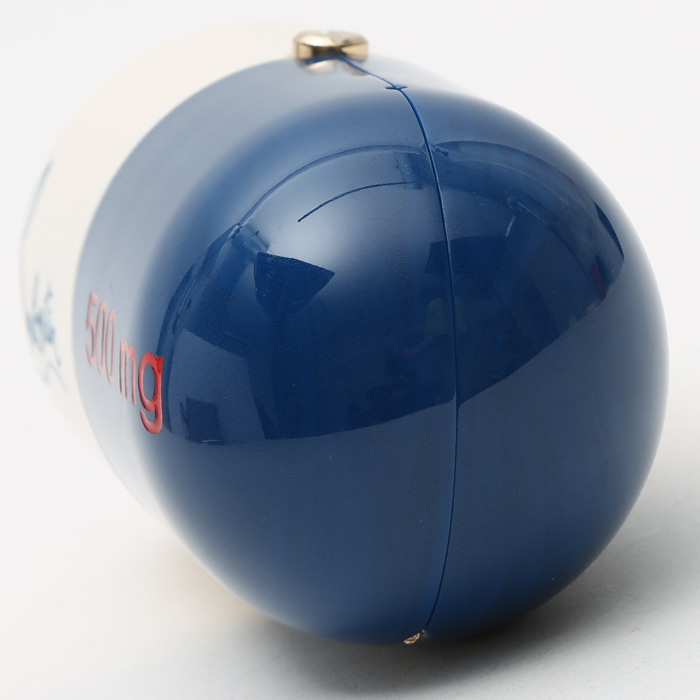 Minaudière Christian Louboutin  Edition limitée en plexiglas bicolore bleu et blanc - Detail D7