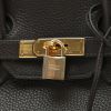 Borsa Hermès  Birkin 35 cm in pelle taurillon clemence marrone - Detail D1 thumbnail