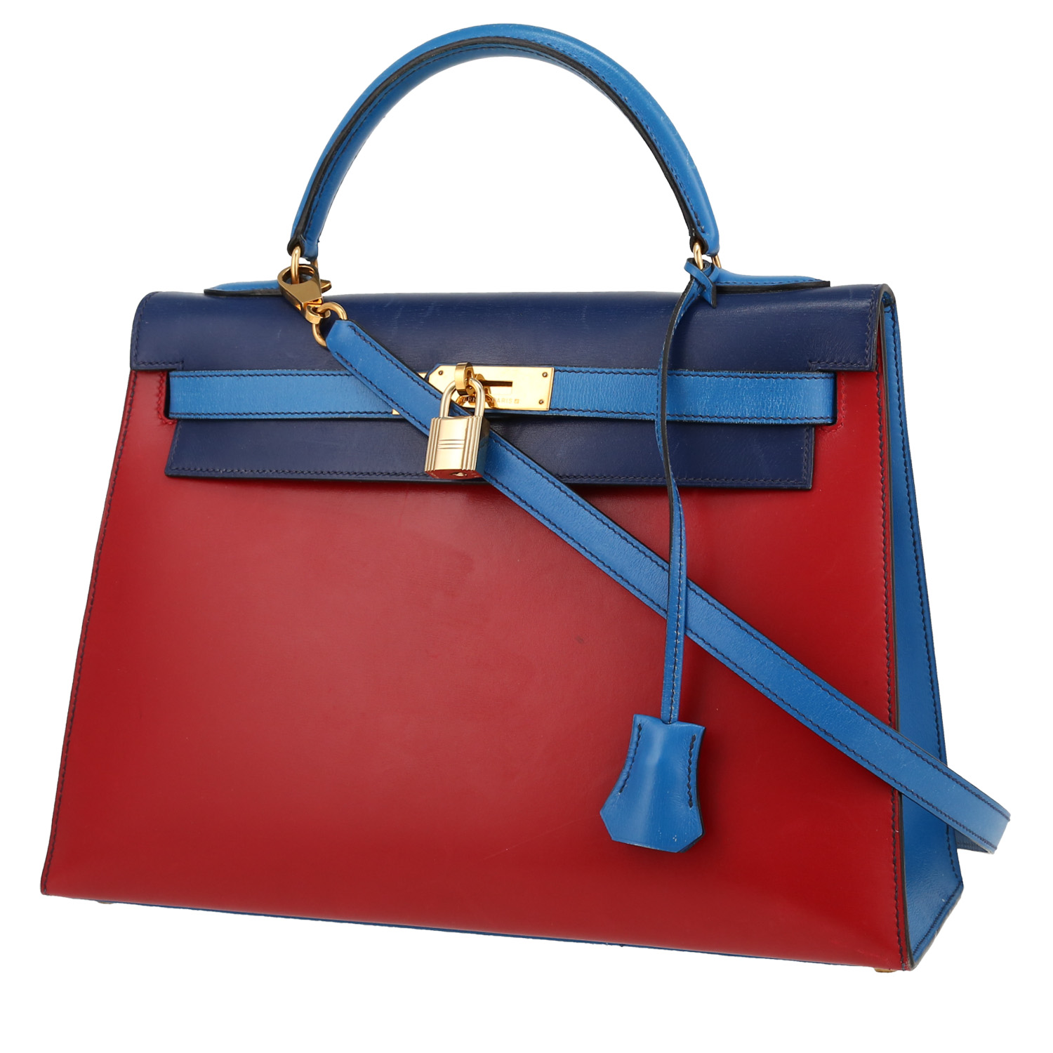 Chanel Chanel Sports Line Tricolor Blue/Orange/Red Small Shoulder Bag