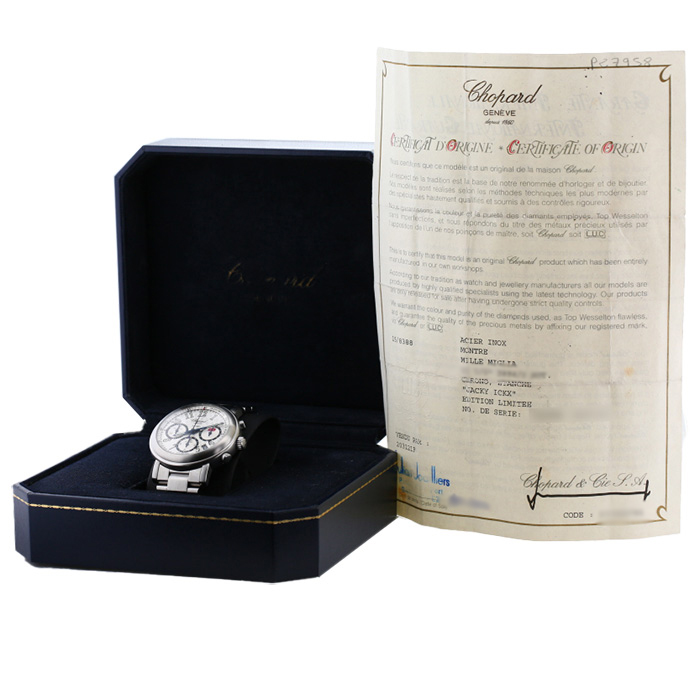 Reloj Chopard Mille Miglia Jacky Ickx y acero Ref: 12/8388  Circa 2000 - Detail D2