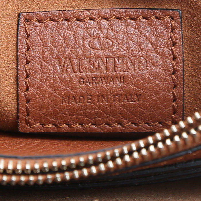 Sac bandoulière Valentino Garavani  Rockstud en cuir gold - Detail D4