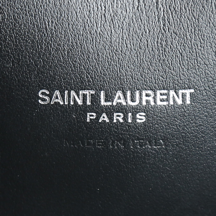 Saint Laurent  Sac de jour handbag  in black leather - Detail D3