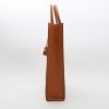 Shopping bag Celine  Vertical in tela beige e pelle marrone - Detail D5 thumbnail