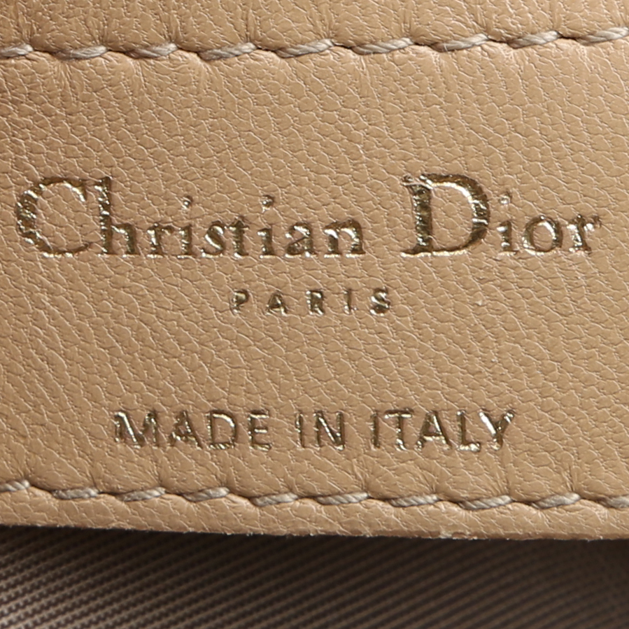 Shopping bag Dior  Dior Soft in pelle trapuntata beige - Detail D3