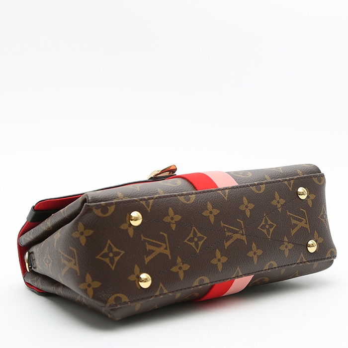 Borsa Louis Vuitton  Georges in tela monogram e pelle nera - Detail D5